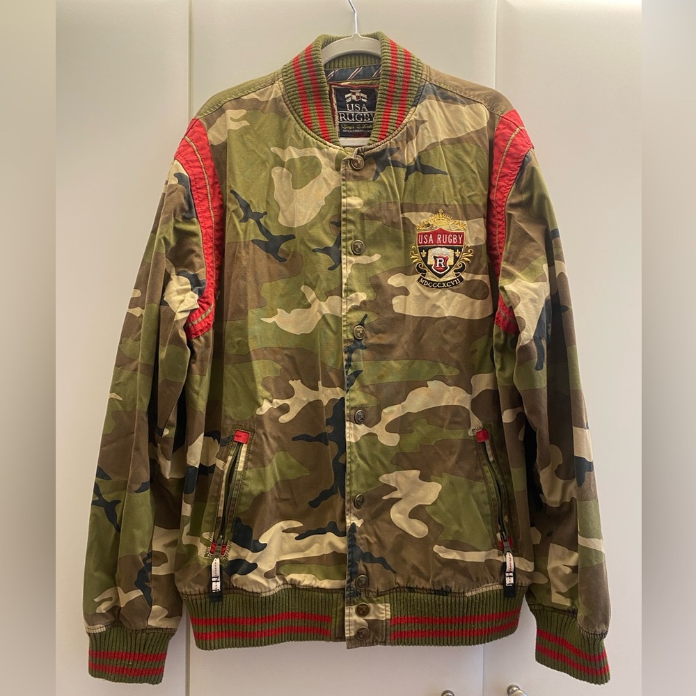 Camouflage Bomber Jacket